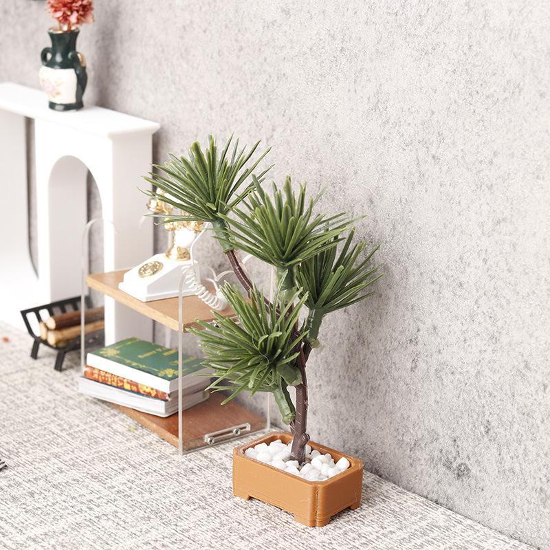 Bonsai Gardener - 1 Stück Mikro-Landschaftsgarten Bonsai-Ornament 1/12 Puppenhaus