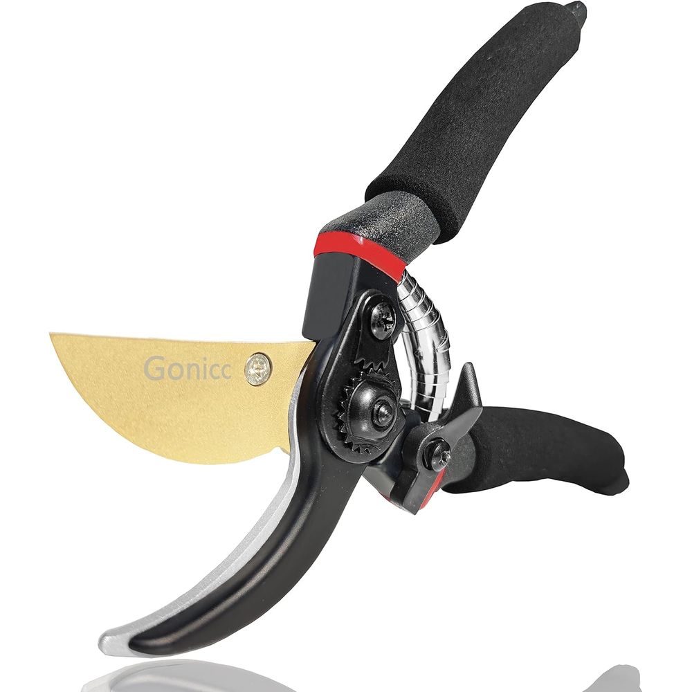 Bonsai Garden Knife - 8 Professionelle Premium-Titan-Bypass-Gartenscheren, Handscheren, Gartenscheren, Bonsai-Scheren