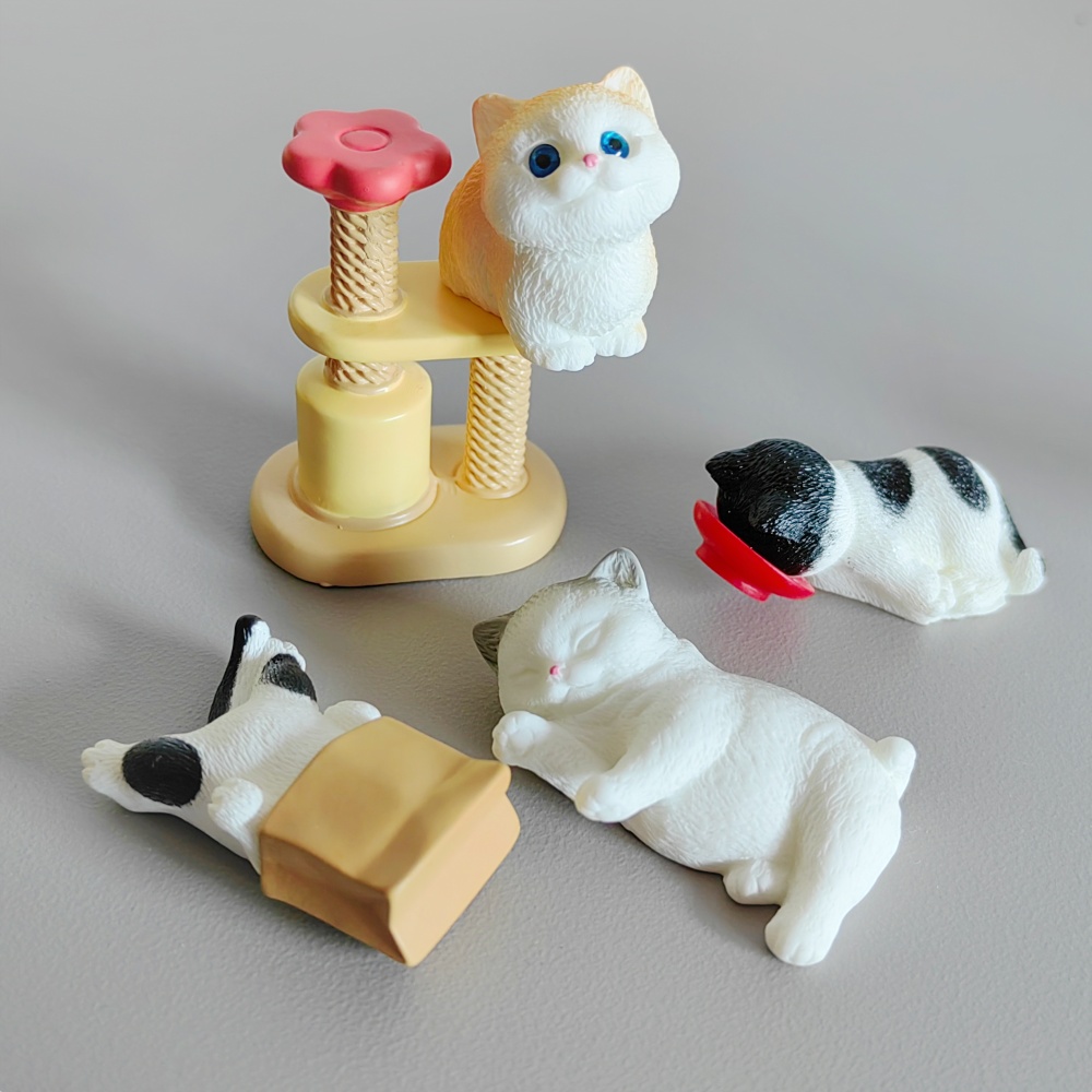 4 Stück süße Katze kleines Tie – Bonsai Garden Miniature Bewertung und Preis